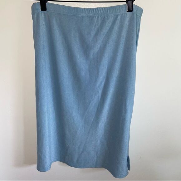 Vintage Nina Taylor midi blue skirt - Picture 8 of 11